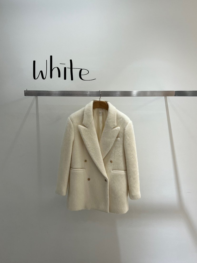 ONESTASTE韓國代購㊣女士新款推薦時尚25秋冬人氣短款大衣羊駝TASTE/ONESTASTE短款大衣