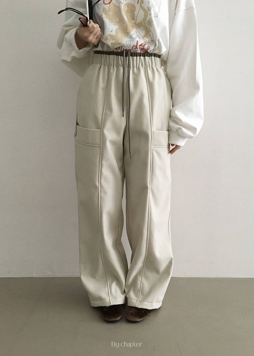 BY CHAPTER東大門㊣實拍女裝新品休閑25秋冬熱賣人氣休閑褲BY Chapter休閑褲