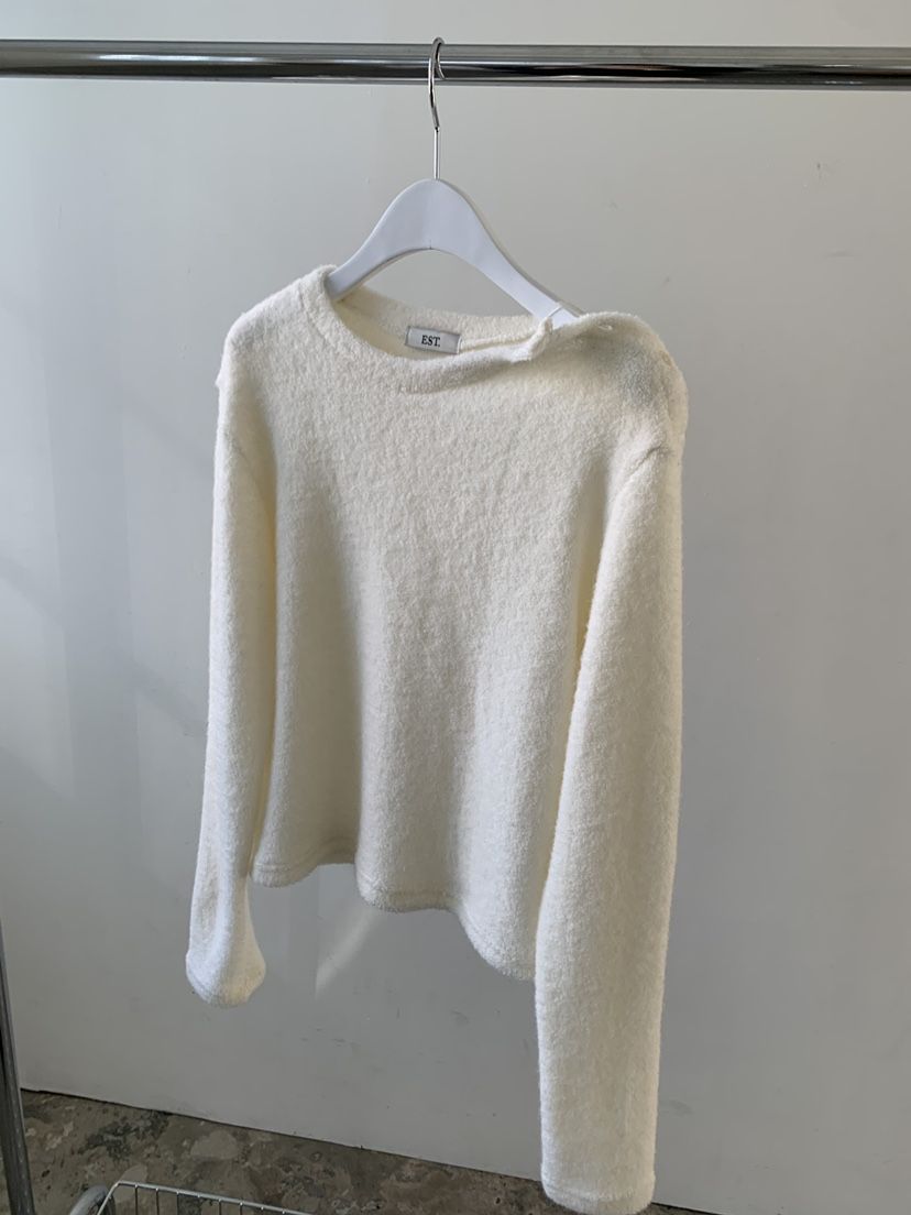 EST韓國代購㊣女裝新款25秋冬休閑推薦熱賣人氣職業時尚針織衫EST_針織衫