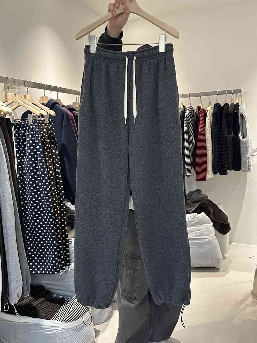 PEPPER-L東大門㊣代購女裝新品25秋冬時尚人氣休閑褲加絨羊毛PEPPER休閑褲