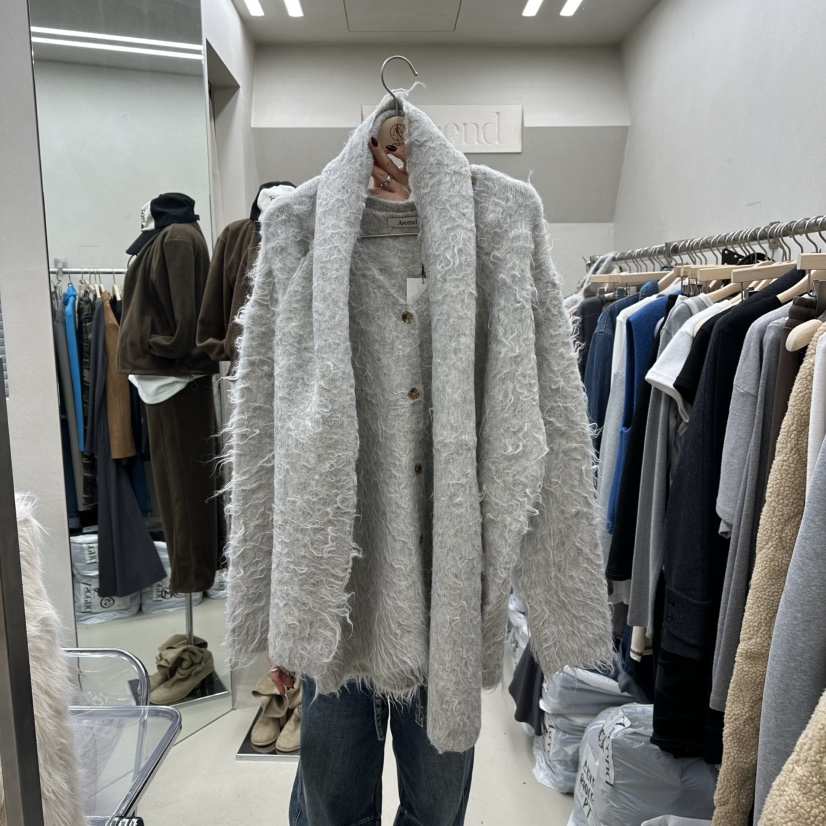 ASCEND東大門㊣代購女裝新品25秋冬真品毛衣羊駝毛含圍巾套裝ASCEND毛衣