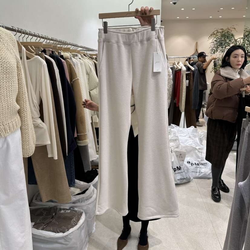 GRACIA韓國直郵㊣女裝新款職業25秋冬人氣推薦熱賣休閑褲貂皮GRACIA休閑褲