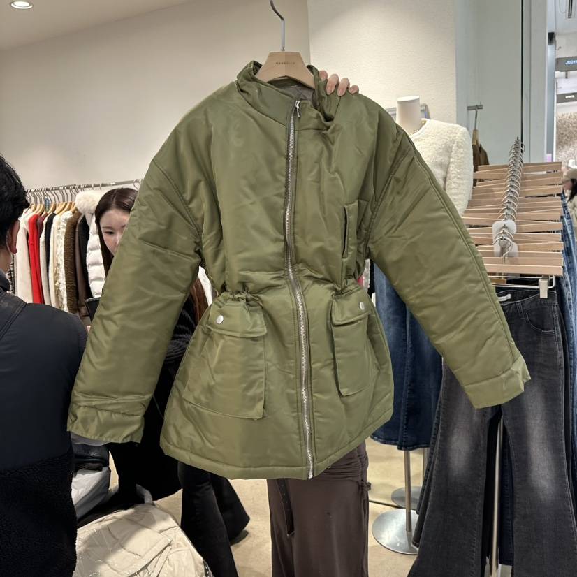 MAGNOLIA36-L東大門㊣實拍女裝新品推薦時尚人氣休閑短款棉服MAGNOLIA36-L短款棉服