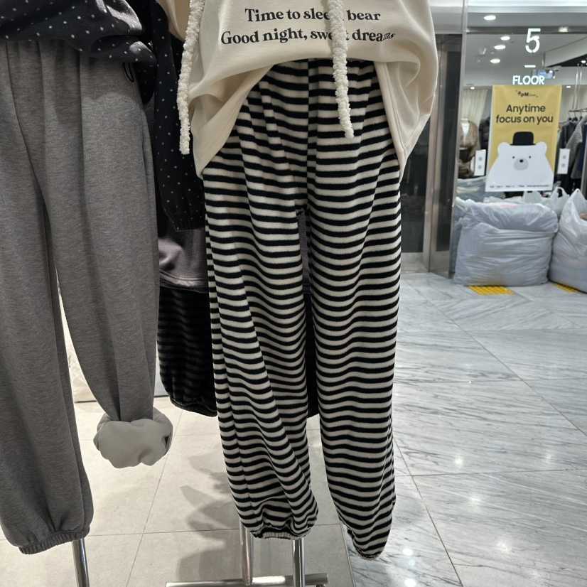 J.BALLOON韓國代購㊣女士新品熱賣推薦時尚職業休閑褲抓絨J.BALLOON休閑褲