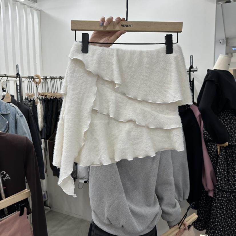 VENEFIT韓國直郵㊣女裝新款推薦熱賣時尚休閑職業裙褲安哥拉VENEFIT/JENNIE裙褲