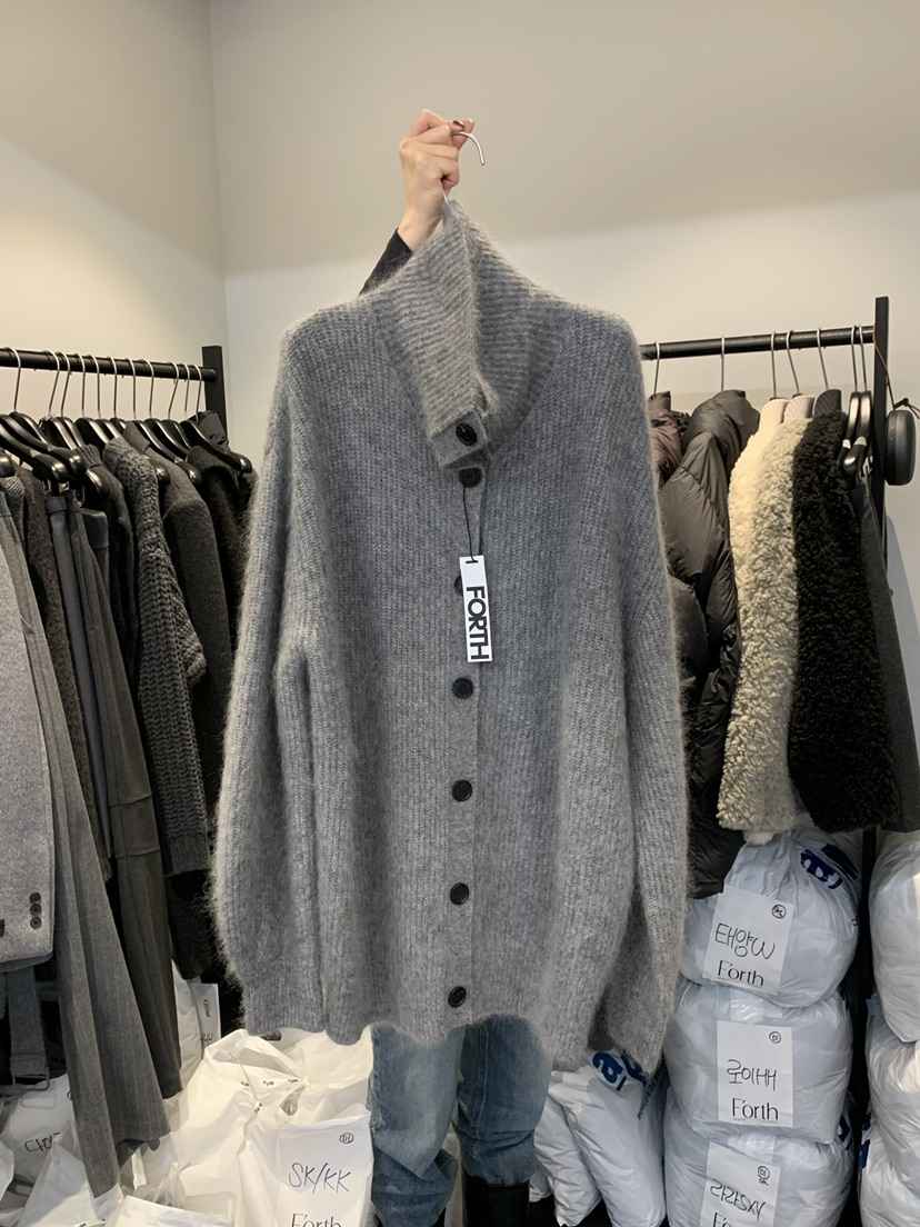 FORTH東大門㊣代購女裝新款職業推薦25秋冬休閑針織衫馬海毛FORTH針織衫