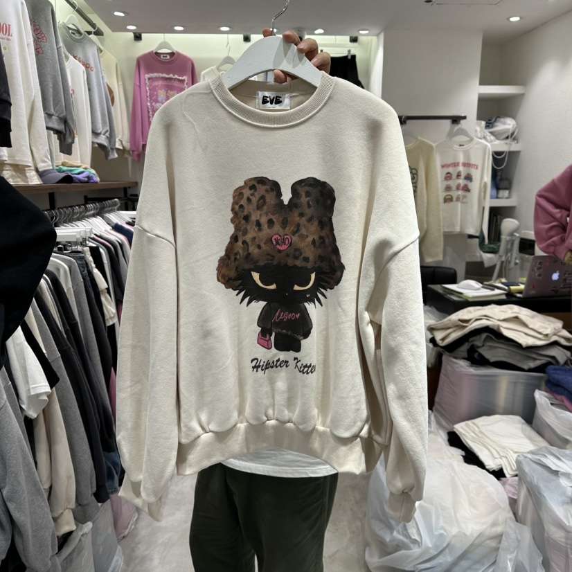 EVE韓國直郵㊣女裝新品職業25秋冬時尚真品推薦熱賣人氣衛衣EVE衛衣