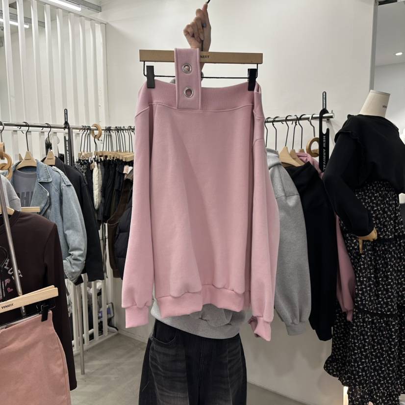 VENEFIT韓國代購㊣女士新款推薦休閑25秋冬時尚真品衛衣加絨VENEFIT/JENNIE衛衣