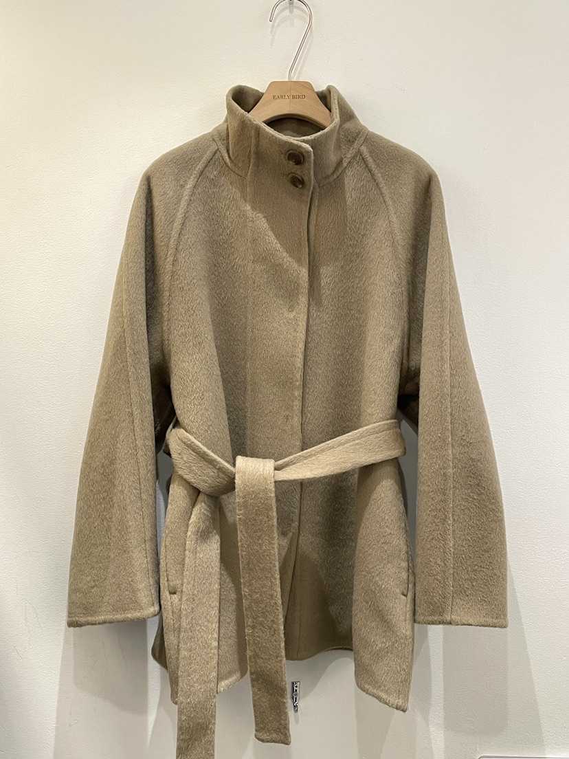 OBSESS韓國代購㊣女士新品休閑人氣25秋冬推薦短款大衣含腰帶OBSESS/EARLY BIRD短款大衣