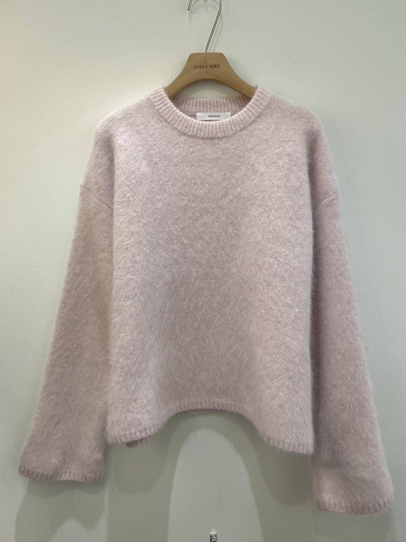 OBSESS東大門㊣直郵女士新品時尚真品推薦休閑針織衫安哥拉OBSESS/EARLY BIRD針織衫