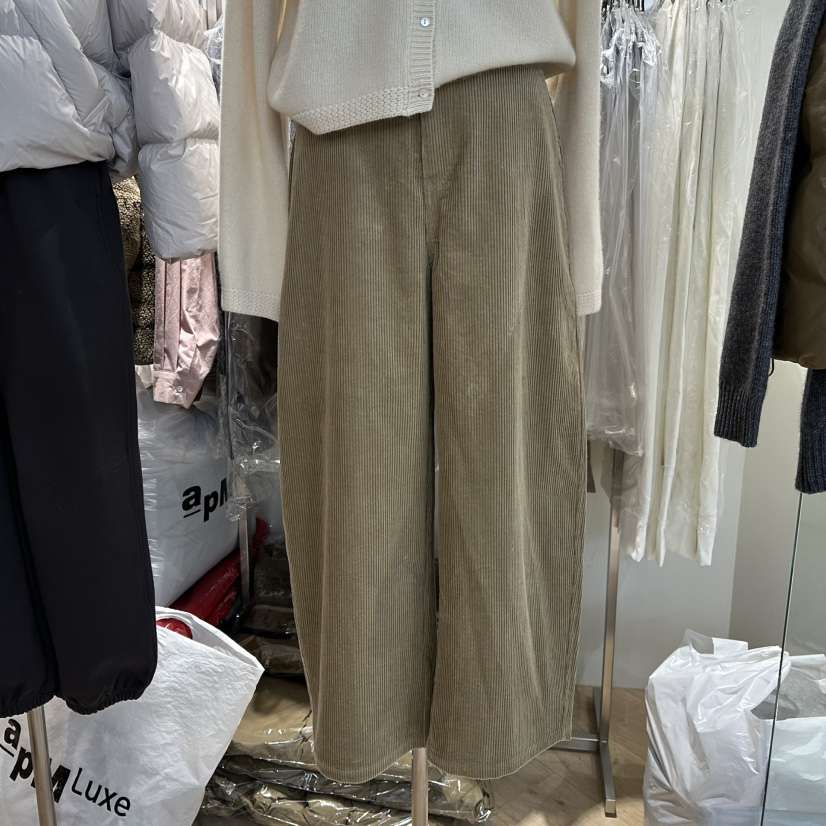 MARANT韓國代購㊣女士新品人氣25秋冬時尚熱賣休閑褲燈芯絨MARANT休閑褲