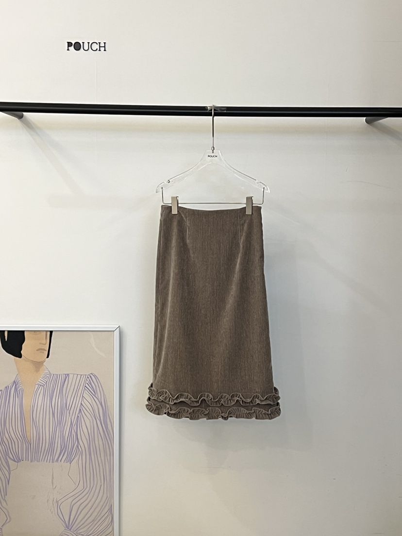 POUCH東大門㊣代購女裝新品25秋冬休閑真品熱賣人氣時尚長裙POUCH長裙
