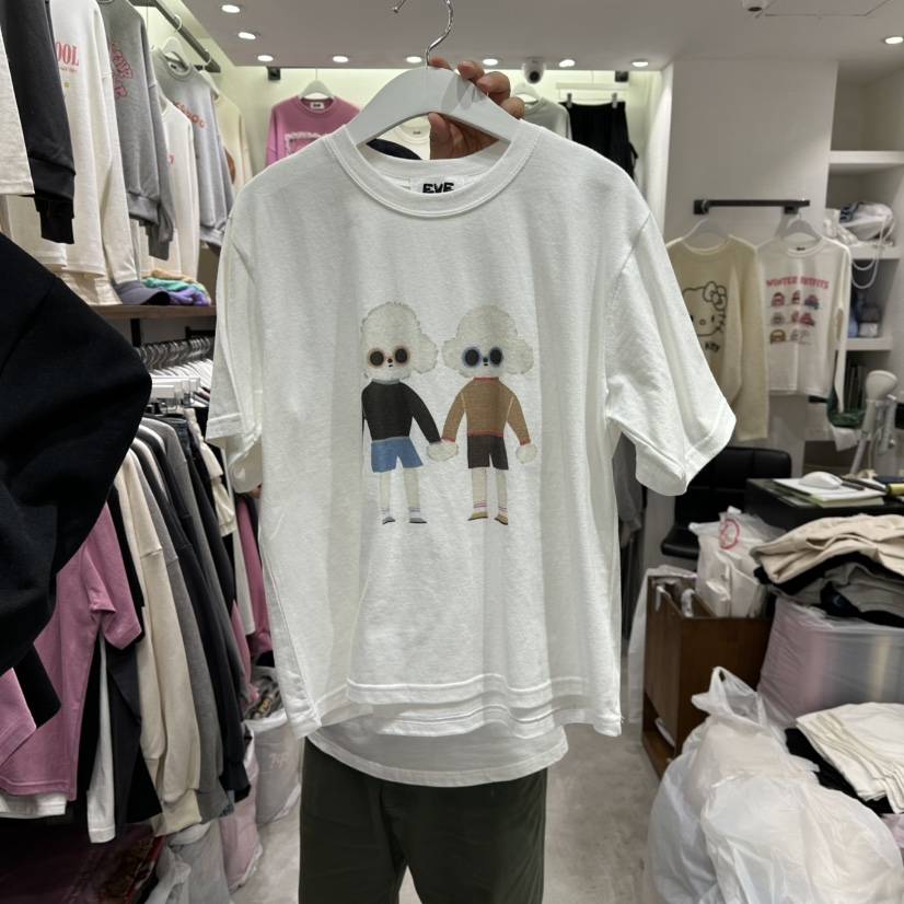 EVE東大門㊣實拍女士新款推薦時尚人氣熱賣休閑職業25秋冬T恤EVET恤