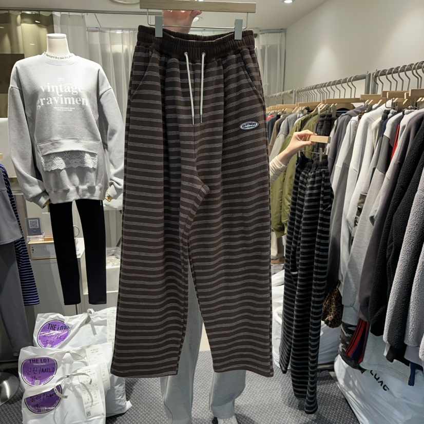 THE LOT東大門㊣代購女士新款真品25秋冬人氣休閑休閑褲加絨THE LOT/	LOT休閑褲