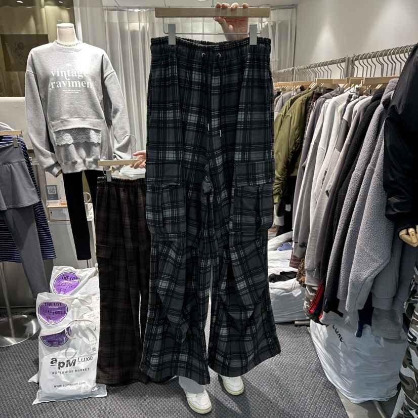 THE LOT韓國代購㊣女裝新款時尚25秋冬休閑職業熱賣休閑褲THE LOT/	LOT休閑褲