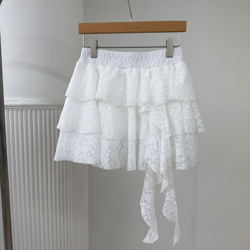 PALETTE-Q韓國直郵㊣女士新款熱賣休閑真品25秋冬裙褲系帶PALETTE裙褲