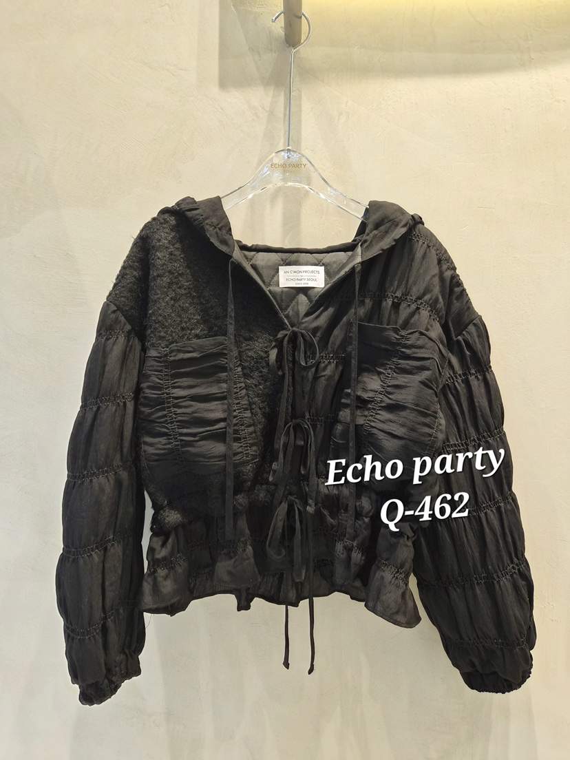 ECHOPARTY韓國代購㊣女士新款人氣時尚職業推薦休閑夾克絎縫ECHOPARTY夾克