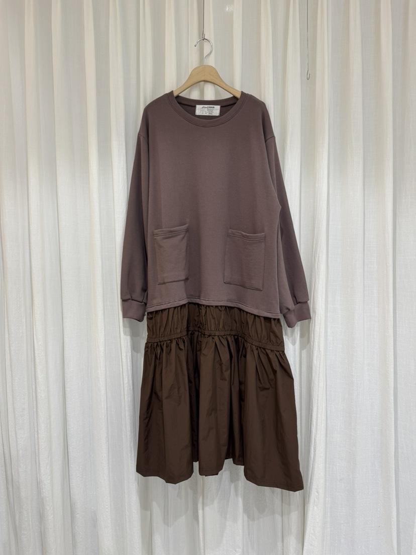 COKKIRI韓國直郵㊣女裝新款時尚人氣推薦熱賣25秋冬連衣裙褶皺COKKIRI連衣裙