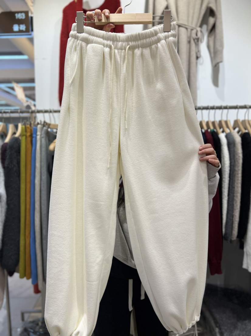 OLA韓國代購㊣女士新品熱賣25秋冬人氣職業時尚推薦休閑褲條紋mellor/OLA休閑褲