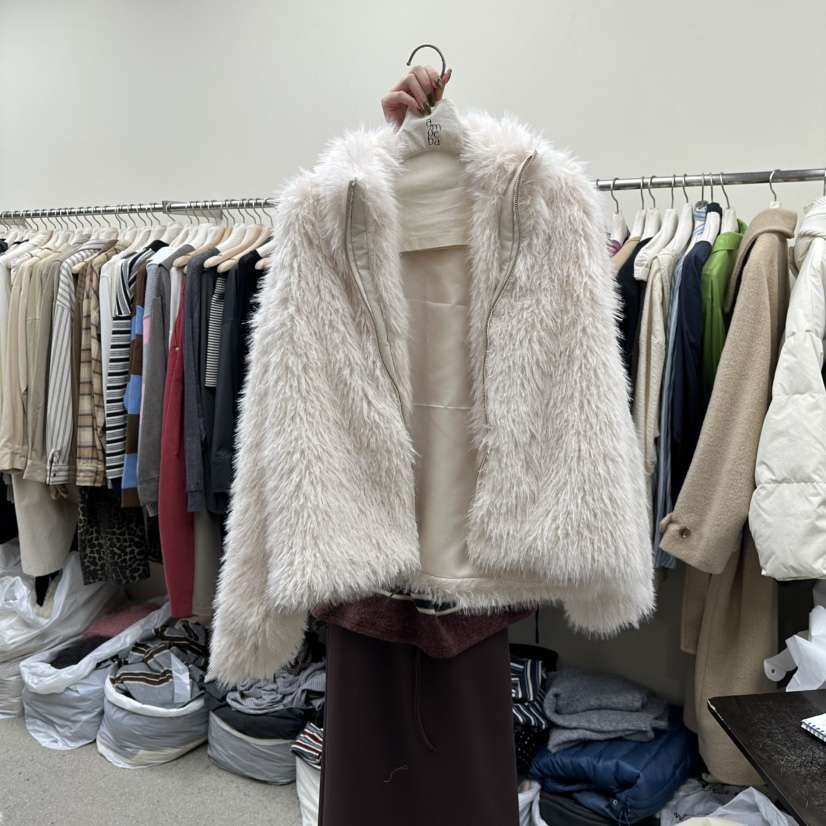 AMOEBA東大門㊣直郵女士新品職業25秋冬人氣休閑時尚短款大衣AMOEBA短款大衣