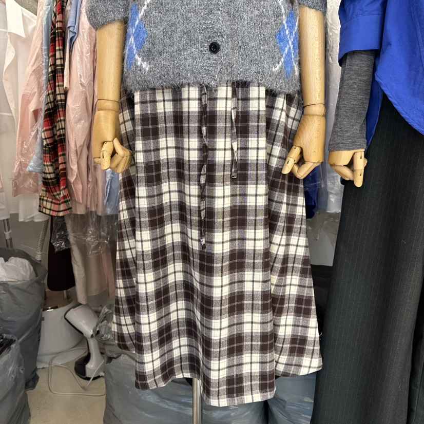 FLORAL東大門㊣實拍女裝新品休閑職業25秋冬時尚半身裙中短裙FLORAL半身裙/中短裙