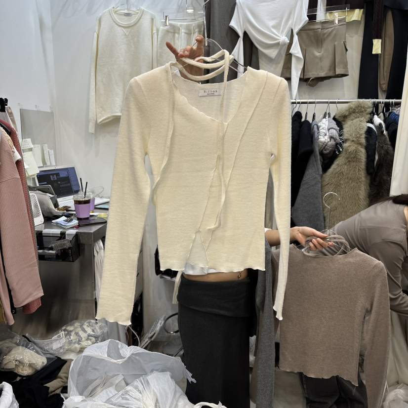 BILLION-L東大門㊣直郵女士新款休閑熱賣推薦時尚職業長袖T恤BILLION-L長袖T恤