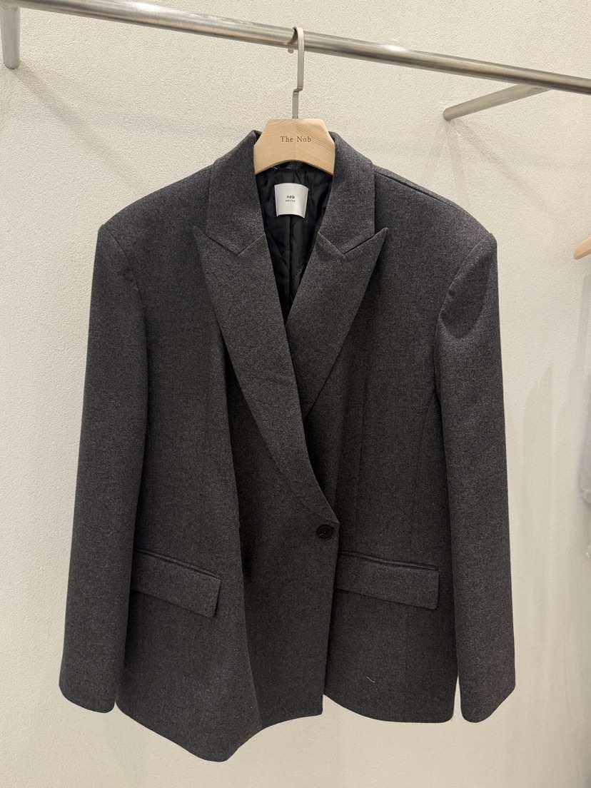 NOB東大門㊣直郵女士新款時尚25秋冬熱賣推薦休閑職業夾克羊毛NOB夾克