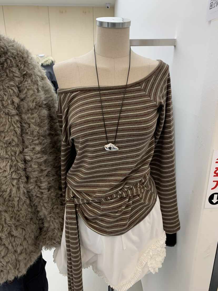 ESCHER東大門㊣代購女裝新品25秋冬熱賣時尚休閑推薦長袖T恤ESCHER長袖T恤