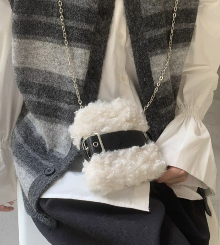 TROUVAILLE韓國代購㊣女裝新品熱賣職業休閑人氣單肩斜跨包TROUVAILLE單肩/斜跨包