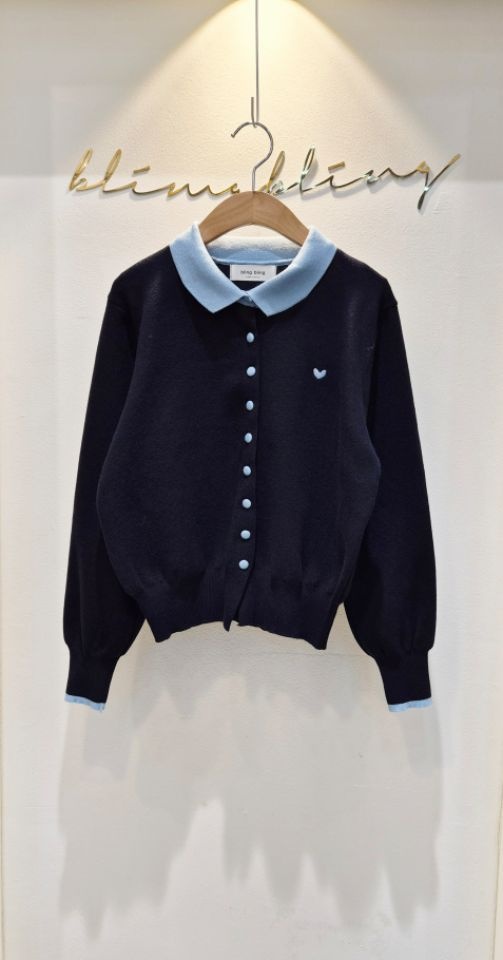 BLING BLING-S韓國代購㊣女裝新品職業25秋冬熱賣人氣針織衫BLING BLING-S針織衫