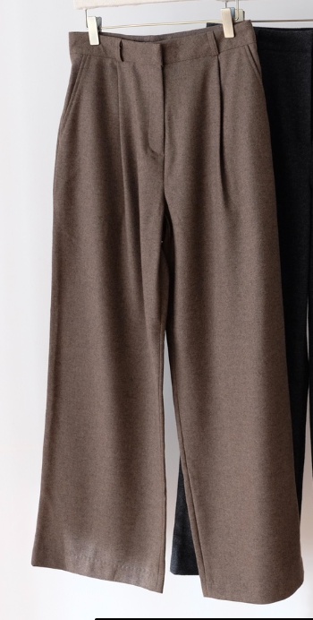 SORBET韓國代購㊣女士新品熱賣推薦職業25秋冬休閑休閑褲羊毛SORBET/flat white休閑褲