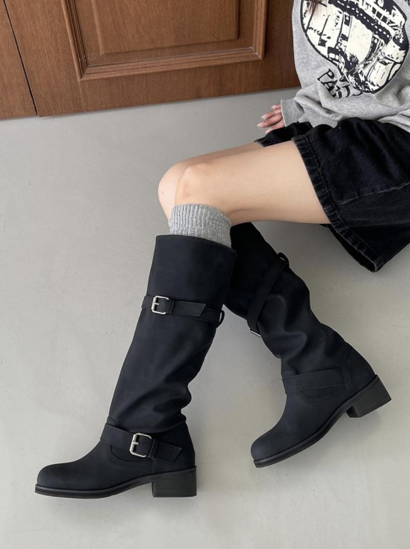 OPPA韓國代購㊣女士新品休閑熱賣職業25秋冬人氣推薦時尚靴子OPPA靴子