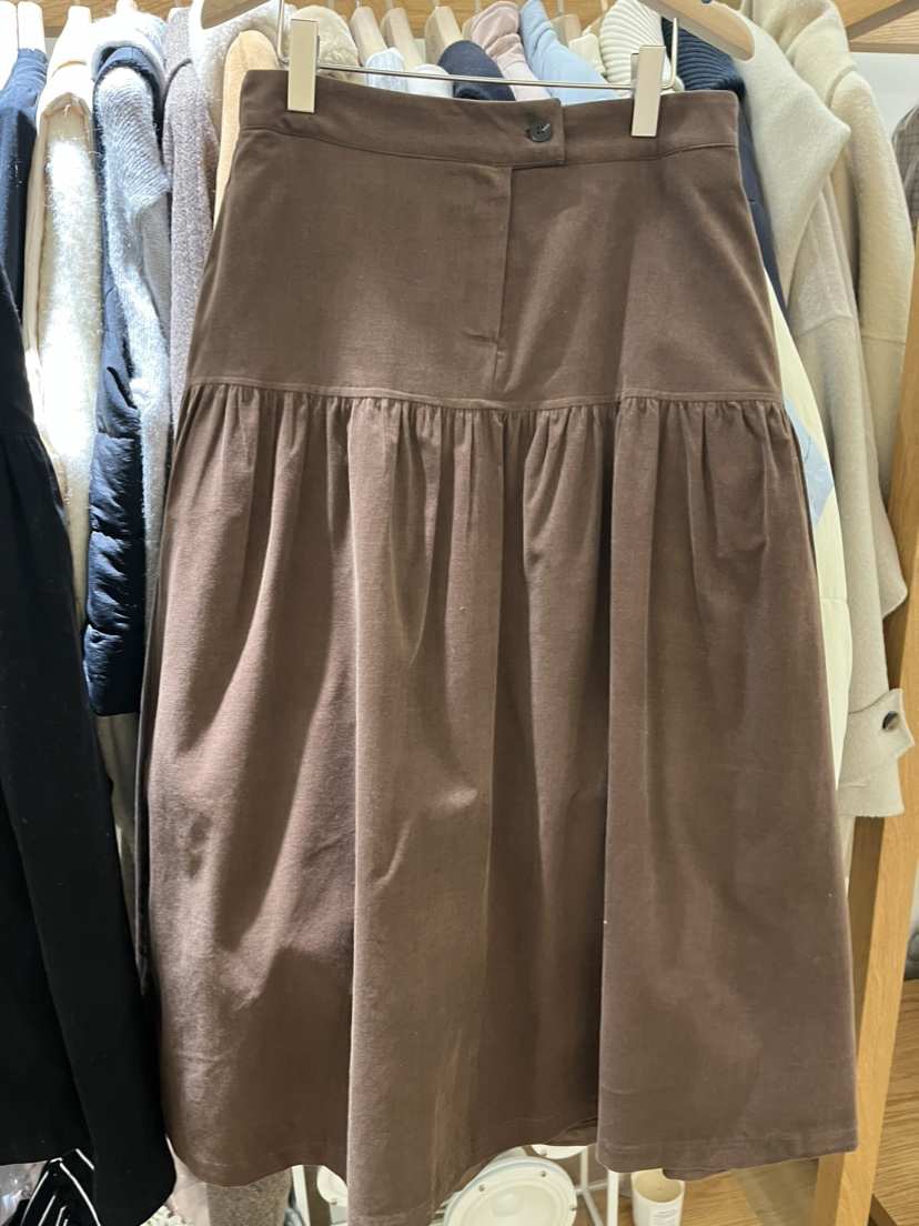 TIZZI韓國代購㊣女士新款25秋冬職業人氣熱賣時尚半身裙中短裙TIZZI半身裙/中短裙