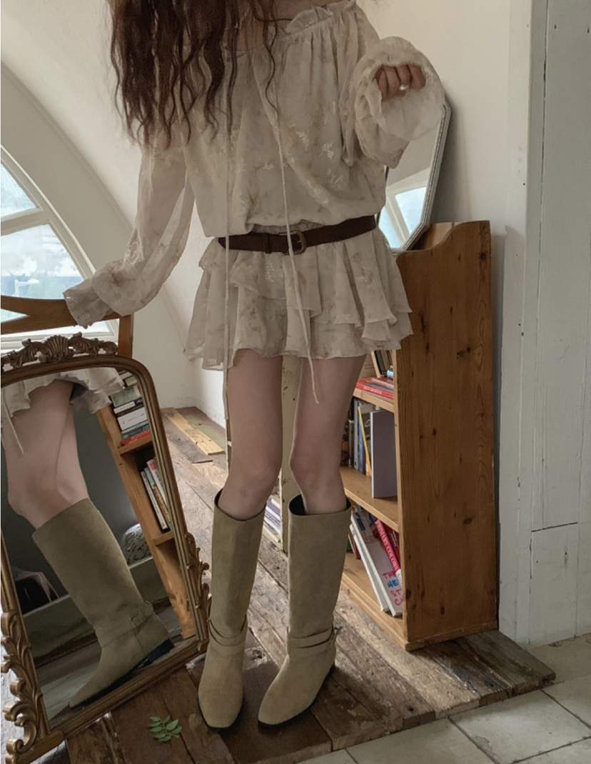 OPPA東大門㊣代購女士新款人氣時尚休閑推薦職業熱賣25秋冬靴子OPPA靴子