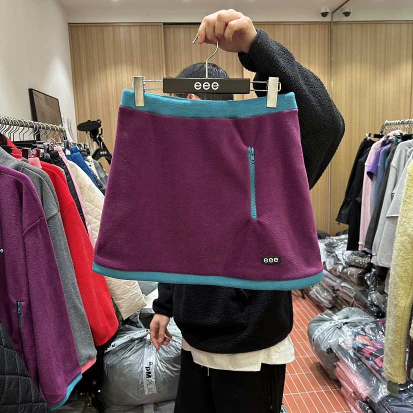E/E/E東大門㊣直郵女裝新款職業人氣熱賣推薦25秋冬短裙連帽衫E/E/E短裙