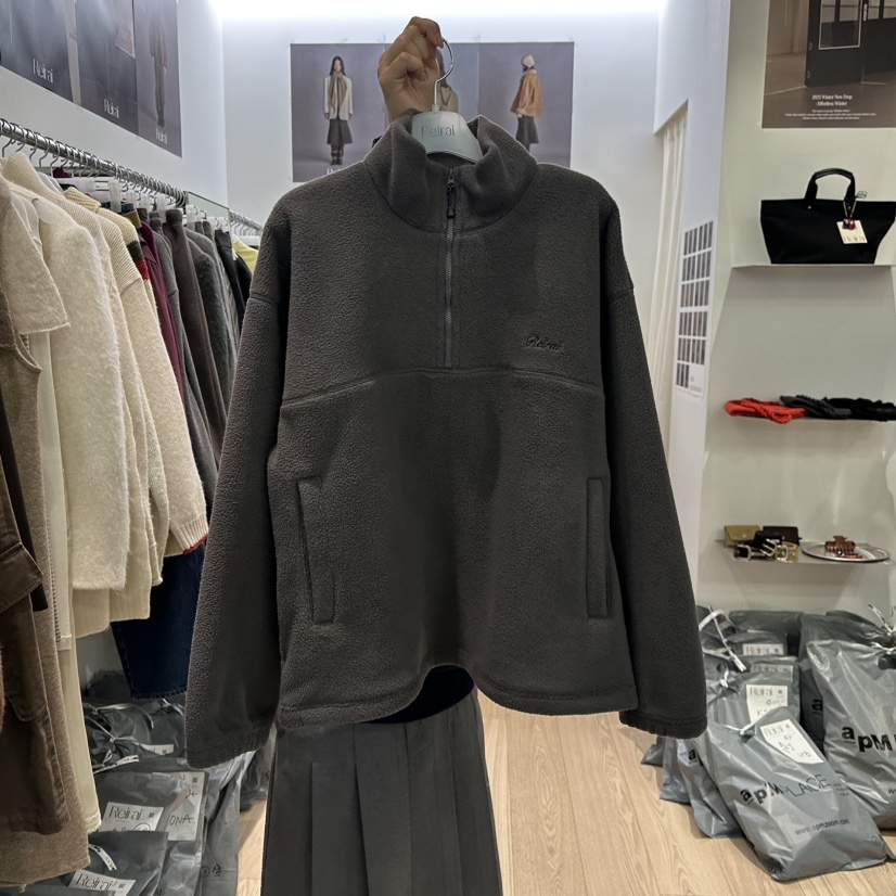 REIRAI韓國直郵㊣女士新品時尚休閑熱賣人氣25秋冬衛衣拉鏈Reirai衛衣