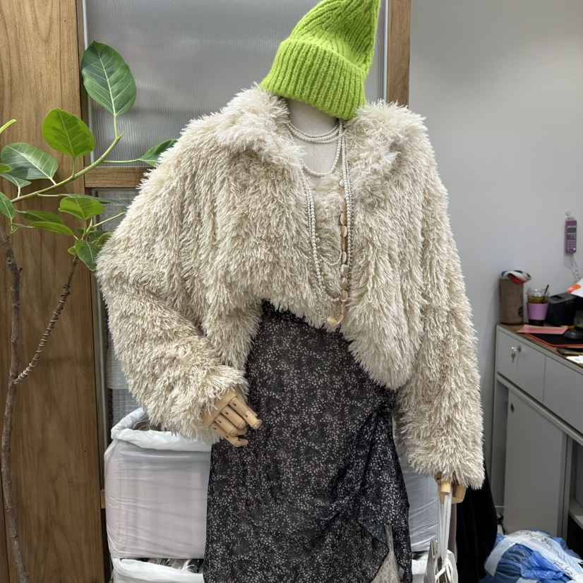 MARI CO東大門㊣實拍女士新款熱賣推薦職業25秋冬短款大衣MARI CO短款大衣