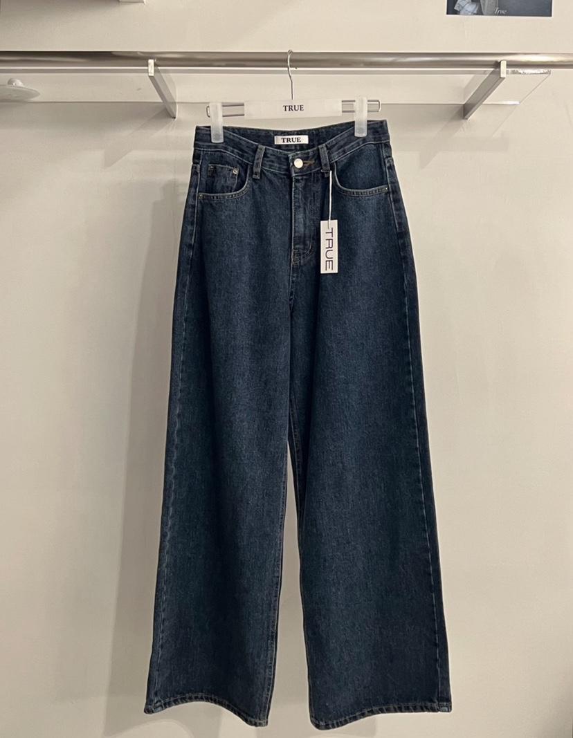 TRUE東大門㊣直郵女士新款25秋冬時尚休閑推薦人氣牛仔褲加絨TRUE牛仔褲