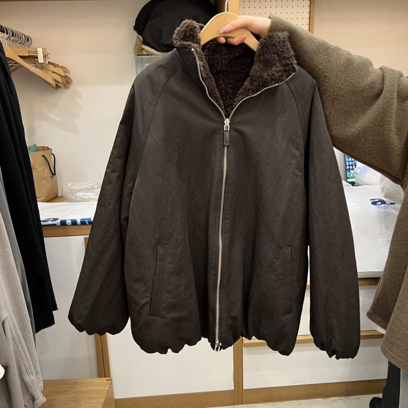 ARCHITEKT東大門㊣直郵女裝新品時尚推薦休閑夾克加絨皮草雙面ARCHITEKT夾克