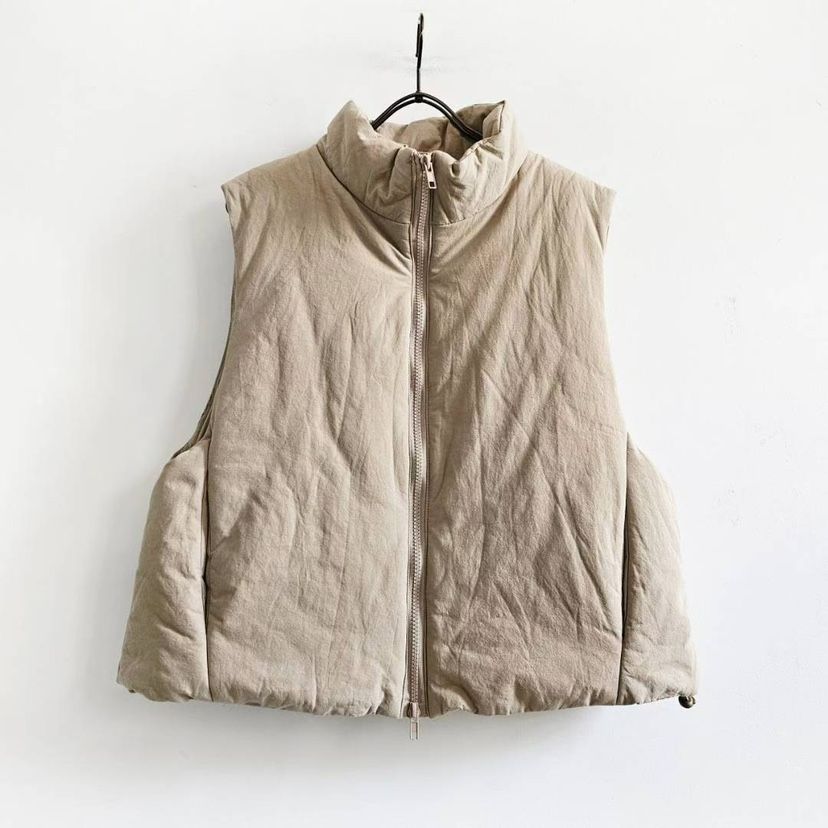 PUCO東大門㊣實拍女士新品職業休閑熱賣人氣時尚馬甲拉鏈夾棉PUCO馬甲