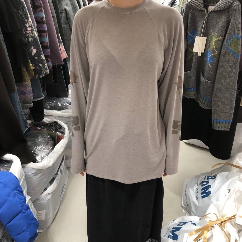 SOLD OUT韓國直郵㊣女士新品人氣25秋冬熱賣休閑推薦長袖T恤SOLD OUT長袖T恤