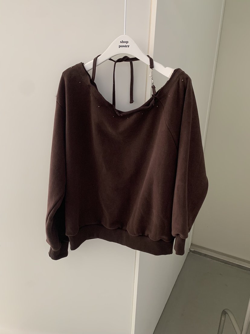 SHOP POSTER東大門㊣實拍女裝新品職業人氣推薦25秋冬衛衣SHOP_POSTER衛衣