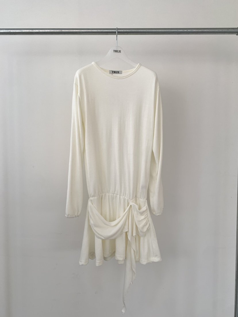 TRUE韓國代購㊣女裝新款人氣休閑25秋冬職業推薦時尚連衣裙TRUE連衣裙