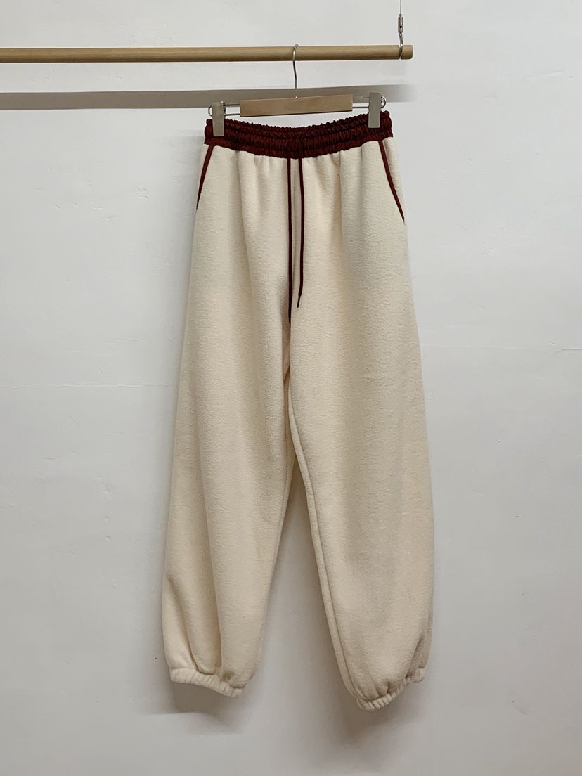 MORE THAN-P東大門㊣代購女裝新款熱賣人氣25秋冬休閑褲抓絨MORE THAN休閑褲