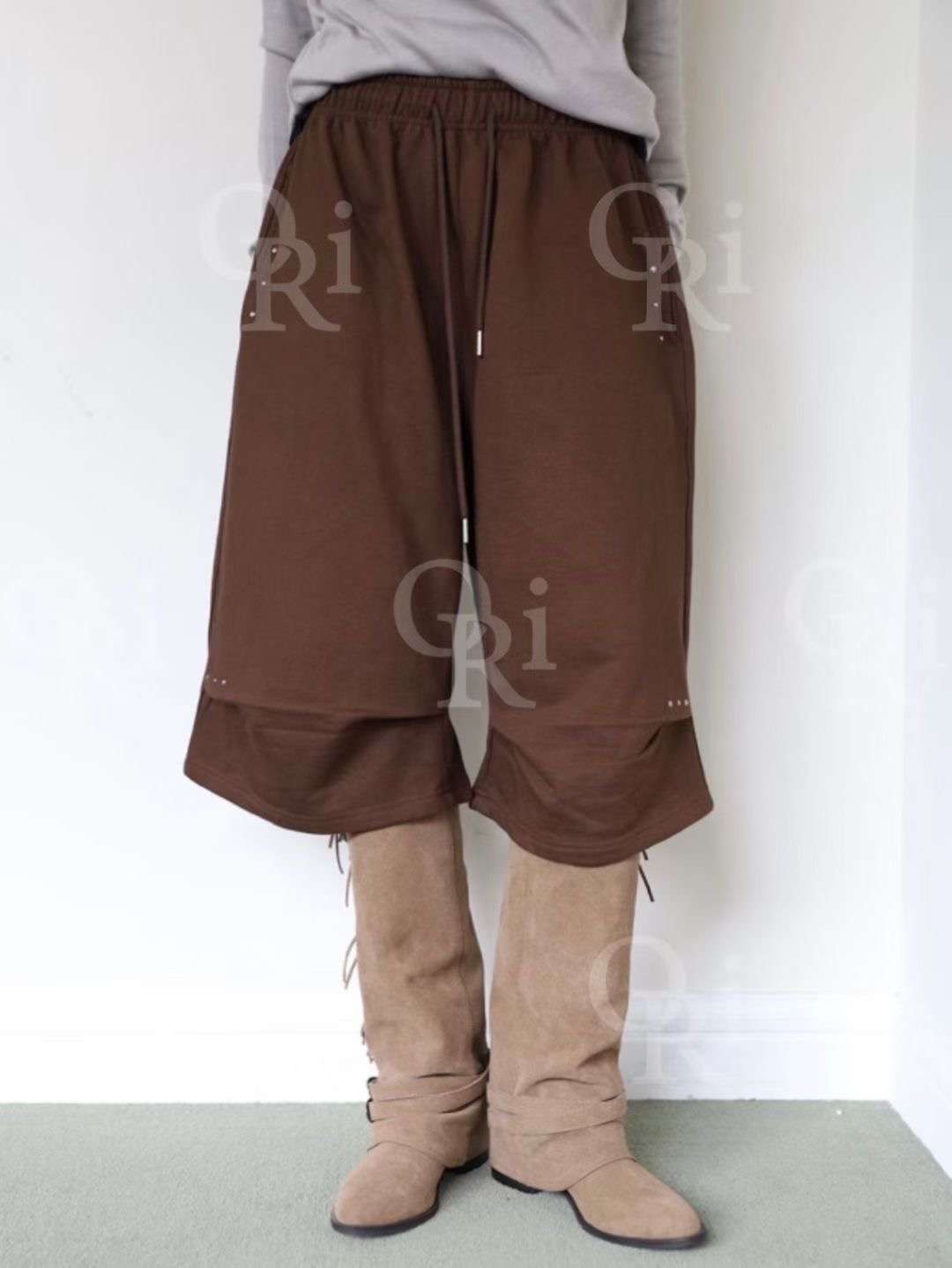 O-RI-오리-T東大門㊣直郵女士新款25秋冬熱賣推薦休閑褲O-RI休閑褲