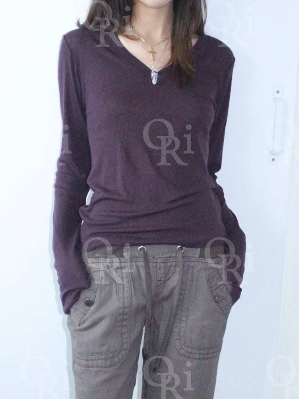 O-RI-오리-T韓國代購㊣女士新品職業人氣休閑熱賣長袖T恤O-RI長袖T恤