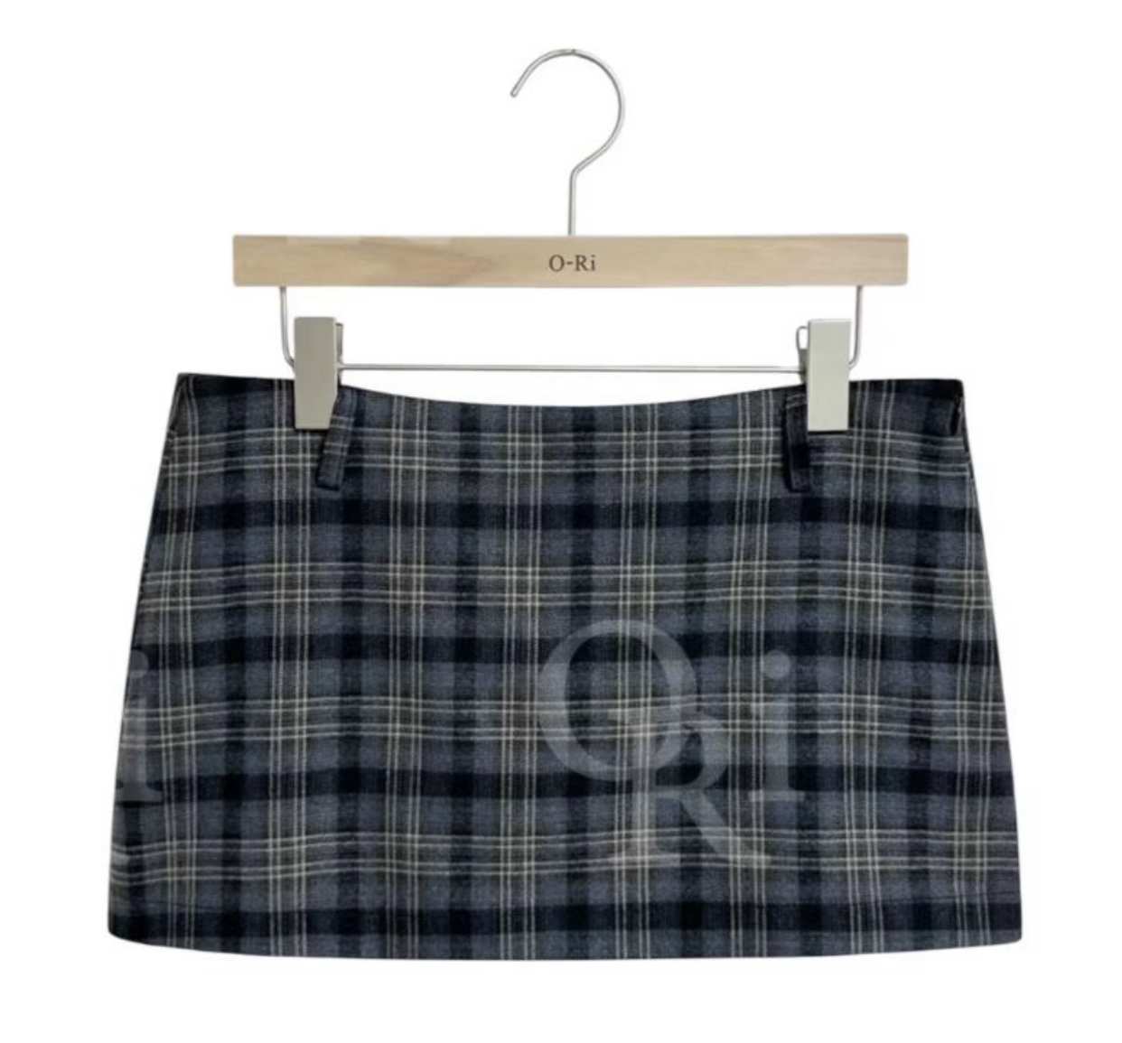O-RI-오리-T東大門㊣實拍女士新品人氣職業推薦短裙格子O-RI短裙