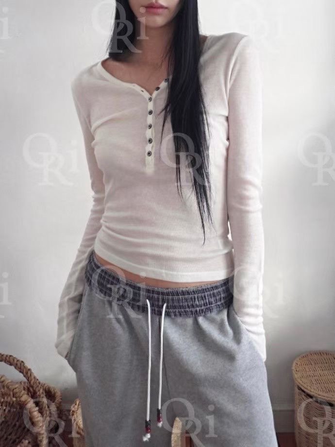 O-RI-오리-T東大門㊣代購女士新品職業熱賣人氣推薦長袖T恤O-RI長袖T恤