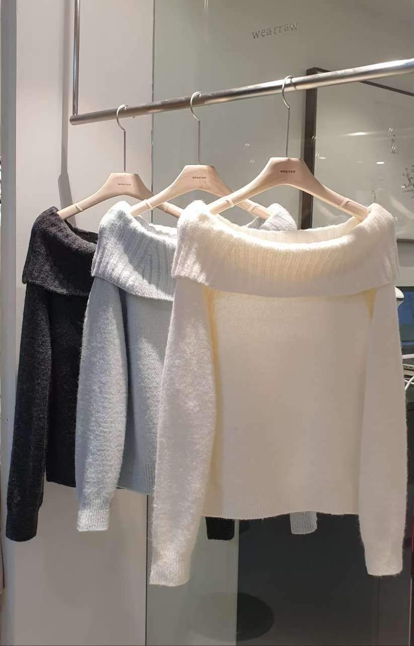 WEARRAW東大門㊣實拍女士新品職業熱賣人氣推薦25秋冬針織衫WEARRAW針織衫
