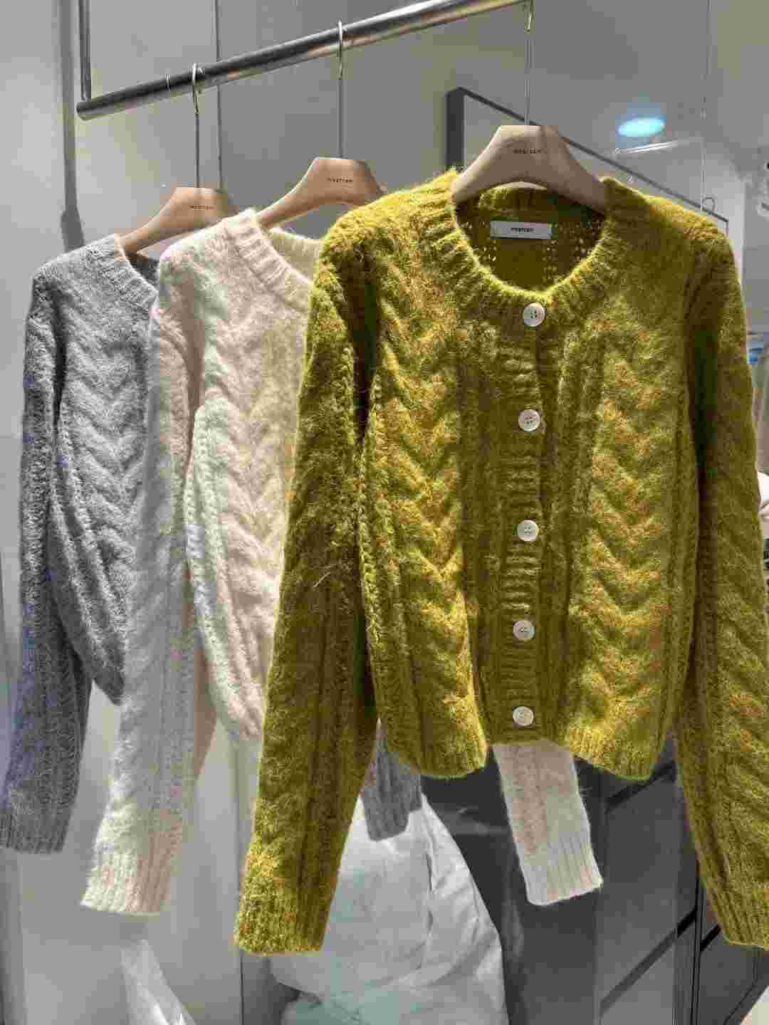 WEARRAW韓國代購㊣女裝新品休閑推薦時尚人氣職業熱賣25秋冬毛衣WEARRAW毛衣